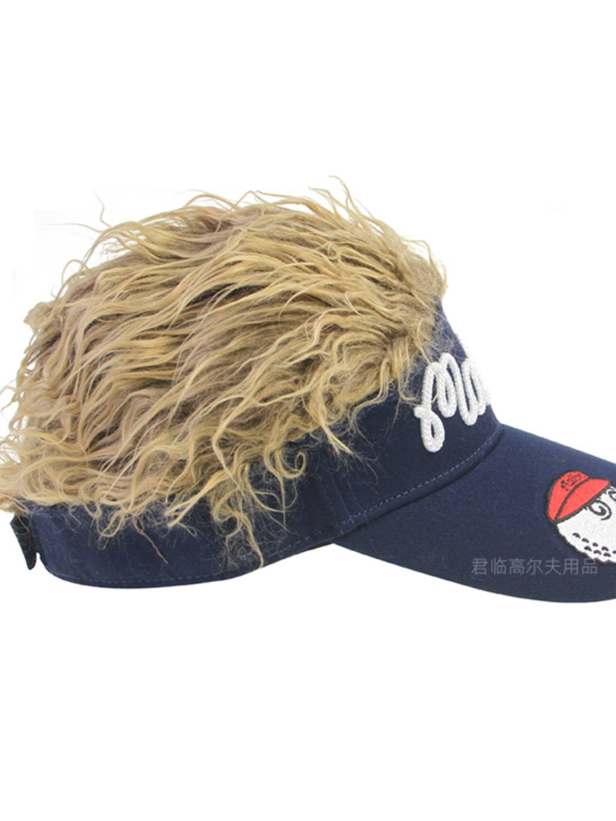 Golf Hat's Fashioned Hat, short-haired men with sunscreens, head-on hoods
