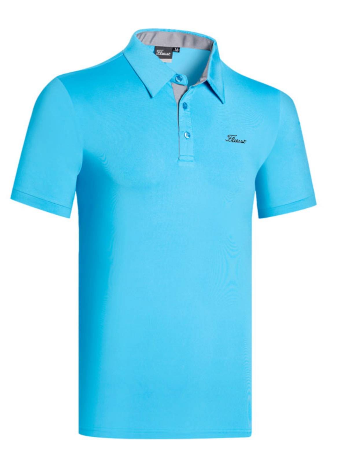 Spring and summer new golf men's sports fast dry -free hot -legged outdoor golf casual large size loose POLO shirt