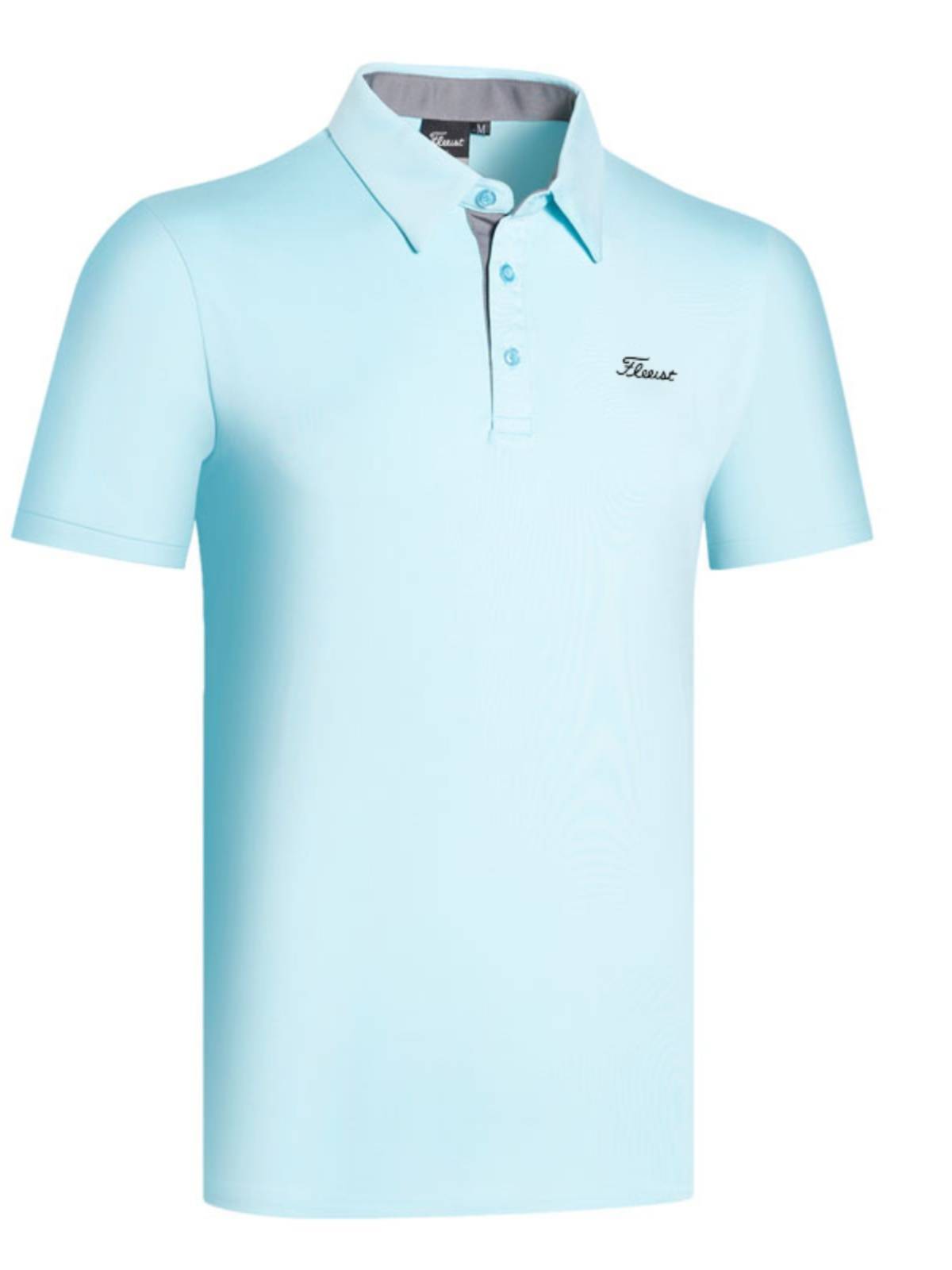 Spring and summer new golf men's sports fast dry -free hot -legged outdoor golf casual large size loose POLO shirt