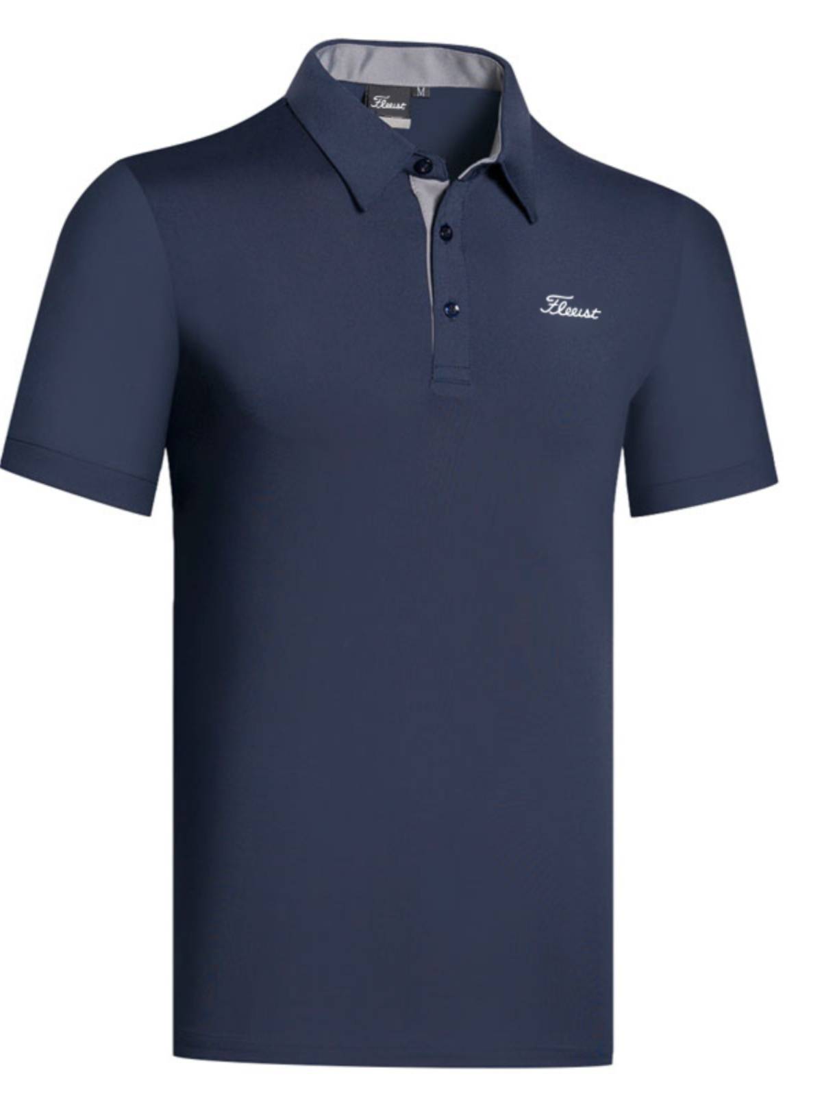 Spring and summer new golf men's sports fast dry -free hot -legged outdoor golf casual large size loose POLO shirt