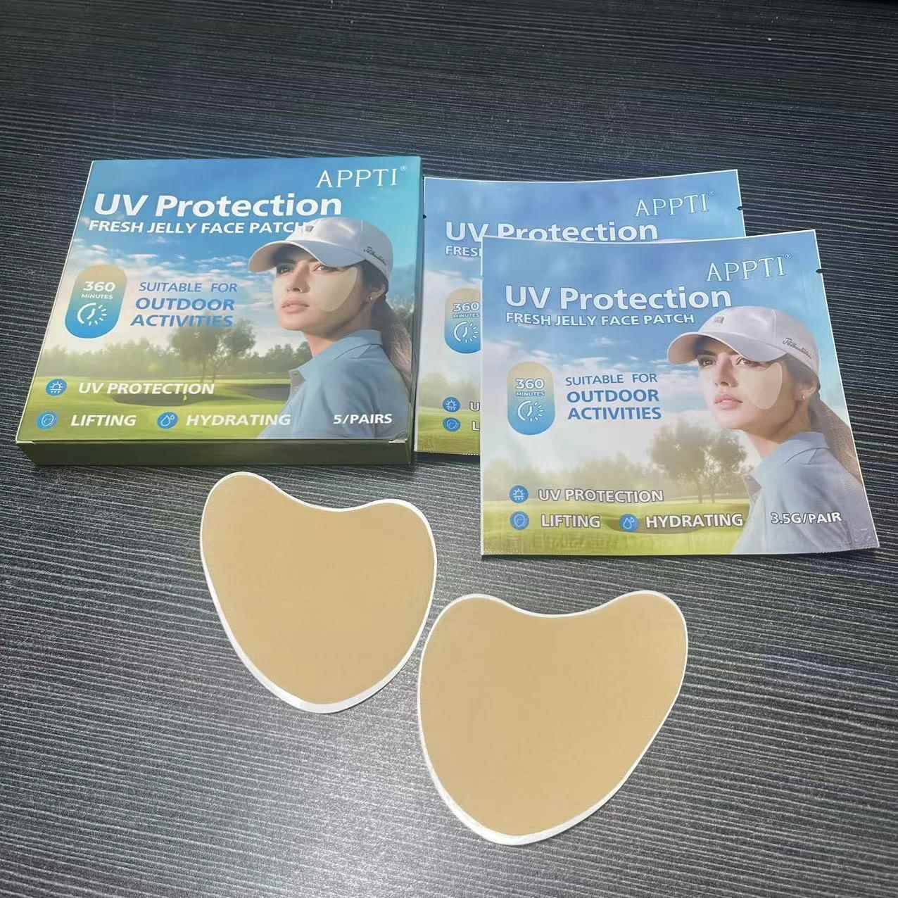 Face-to-face sunscreen face-to-face golfing to protect face from tan mask and tennis