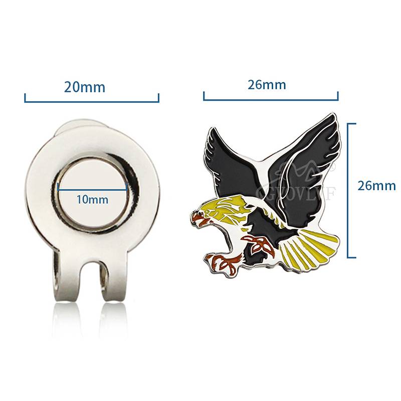 Golf Mark Mark Mark Mark Mark Magnet Clamp Set Golf Guoling Ball Standard Products