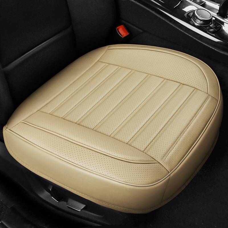 New car cushion three -piece set of main co -pilot full surround single -seasons universal breathable non -slip leather seat sleeve