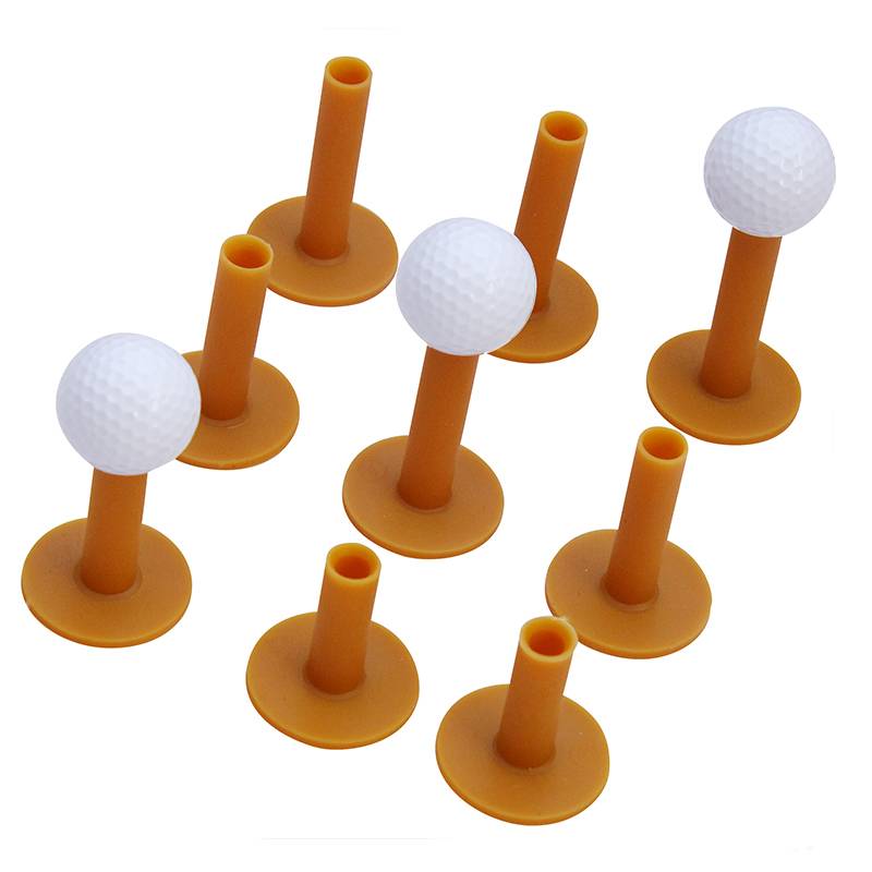 GP6 installed golf Tee original wooden beef tendon rubber Tee ball tutto training ground short Tee ball ball nail nail