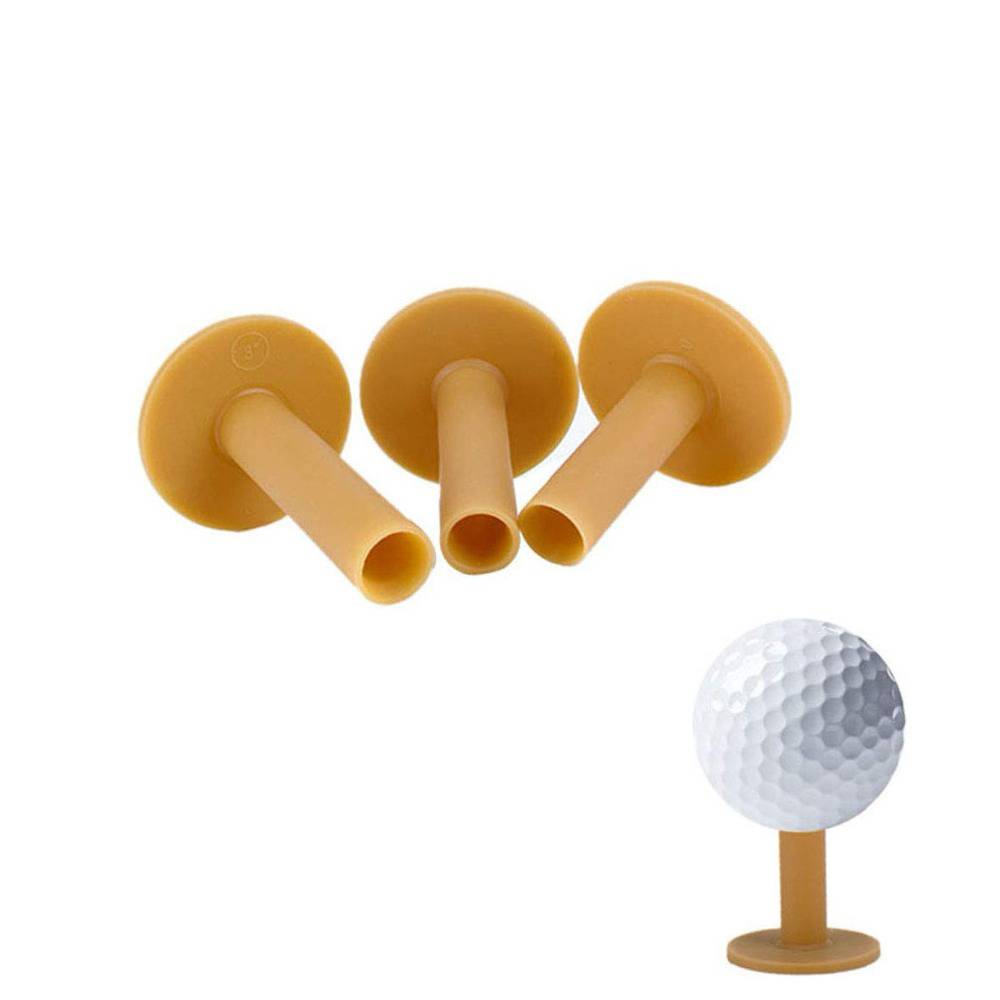 GP6 installed golf Tee original wooden beef tendon rubber Tee ball tutto training ground short Tee ball ball nail nail