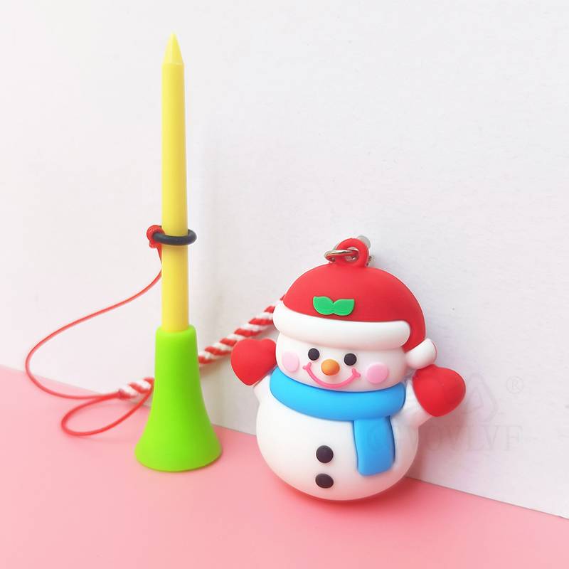 Golf Ball Nail 83mm Raiders Lost Loss Santa Santa Santa Snowman Christmas Tree Gift Ball Balloon Tee