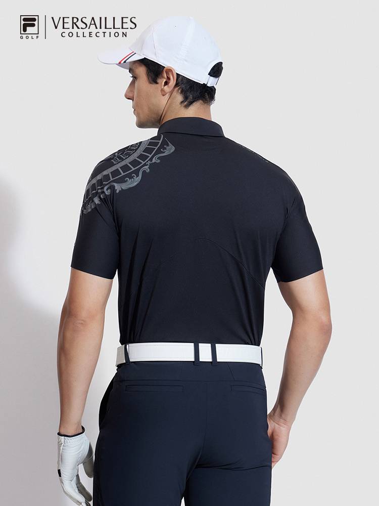 FILA FAIR VERSAILLES PALACE COLLECTION OF AUTHORIZED MALE SHORT-SLEEVES POLO 2024 NEW GOLF CAMPAIGN