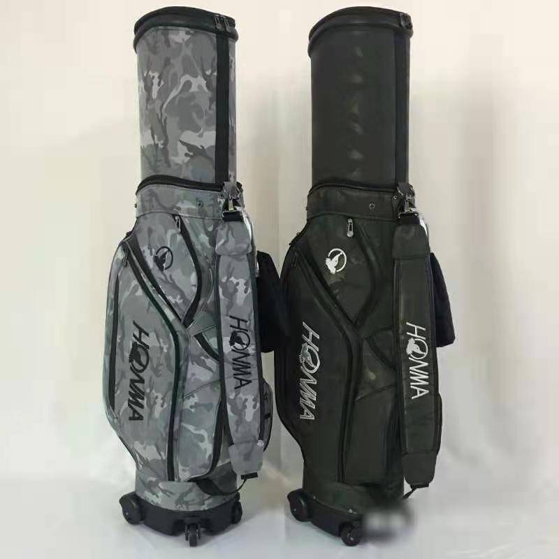 The new golf glutinous bag multi -functional aviation consignment bag with a brake universal four -wheel aircraft bag