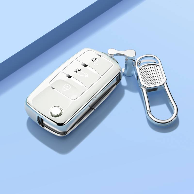 Volkswagen A [Pearl White] with keychain