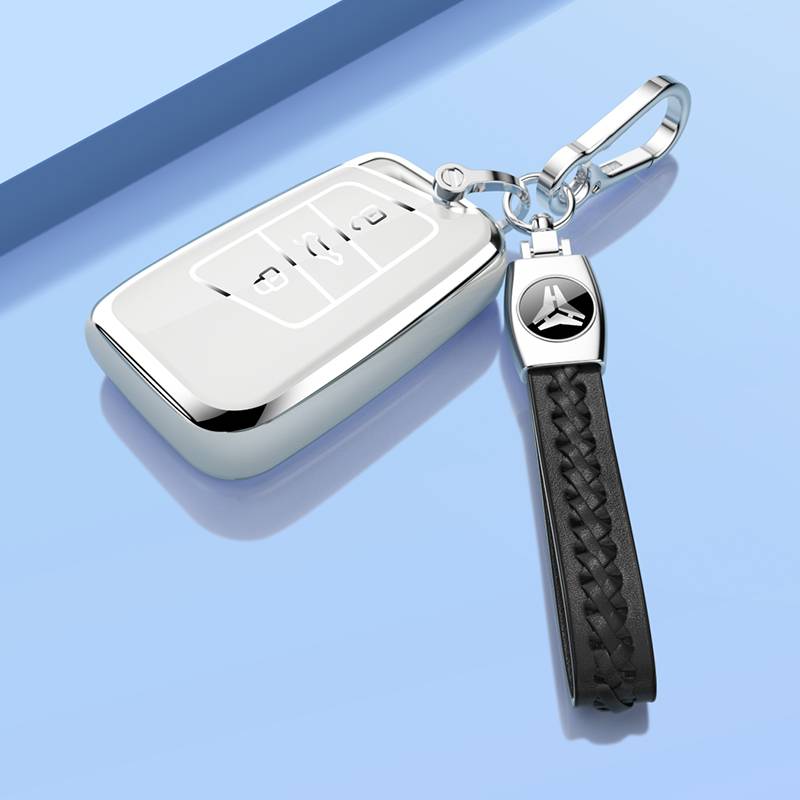 Volkswagen D style [Pearl White] with a weaving buckle rope