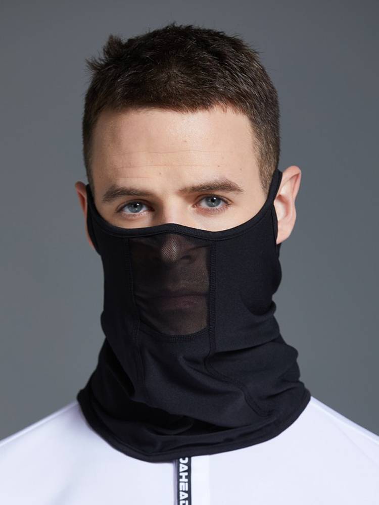 Golf mask men's sunscreen mask ice silk outdoor facial face cover summer hanging ear surface gauze guard face fence and neck woman