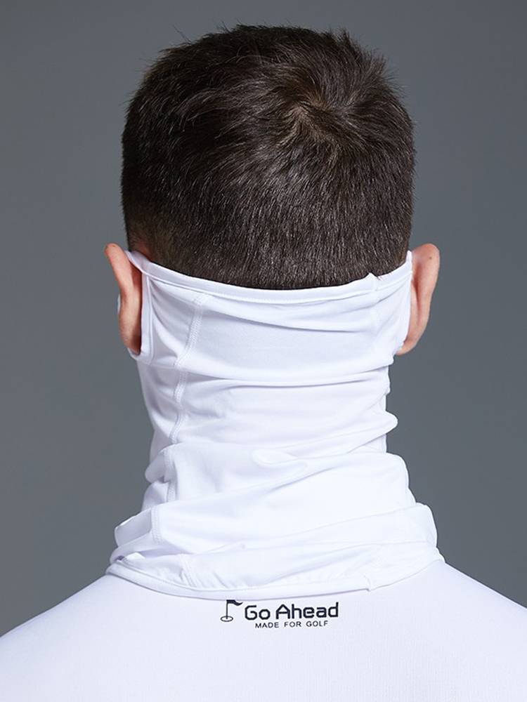 Golf mask men's sunscreen mask ice silk outdoor facial face cover summer hanging ear surface gauze guard face fence and neck woman
