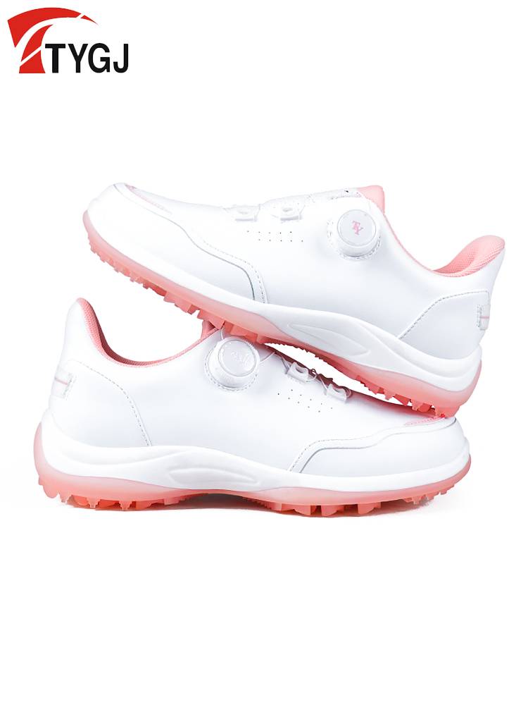 2024 new golf shoes, retort-button shoes, water-proof, super-fibre-skin-proof, side-slip-through-sport shoes