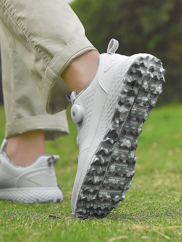GUOOGUL GOLF SHOE RECREATIONAL SPORTS SHOES FOR MEN AND WOMEN OUT-OF-THE-WOOD-OF-WOOD-OF-WILK-PROOF MEN'S SHOES ROTTING BUTTONS