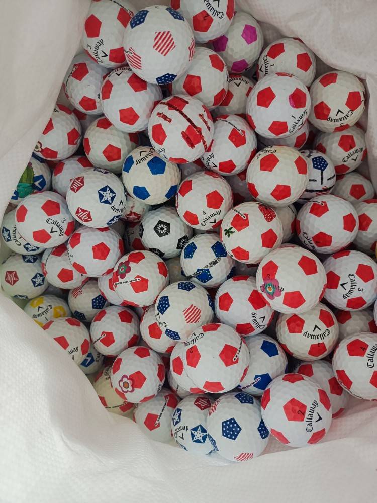 Genuine golf second -hand ball honma six -layer five -star third line D1A1G6XX three -layer red horse golf ball