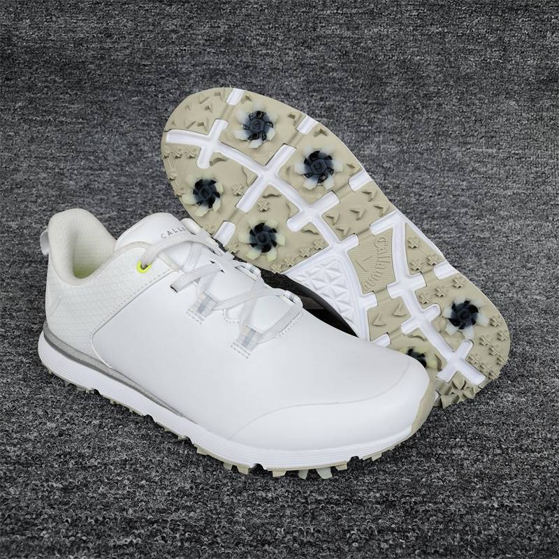 MS. PGM MICRO-FACING FOREIGN TRADE, GOLF SHOES WATERPROOF ACTIVITY NAIL, SLIDING AND STEADY WHITE
