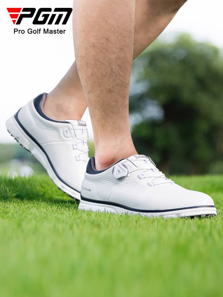 PGM golf shoes men's knob shoe lace summer breathable sneakers anti -side skaters Golf men's shoes