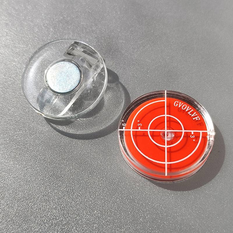 Golf ball standard level meter Mark hat clip does not rust and balances plastic bubble marker clip measured high slope