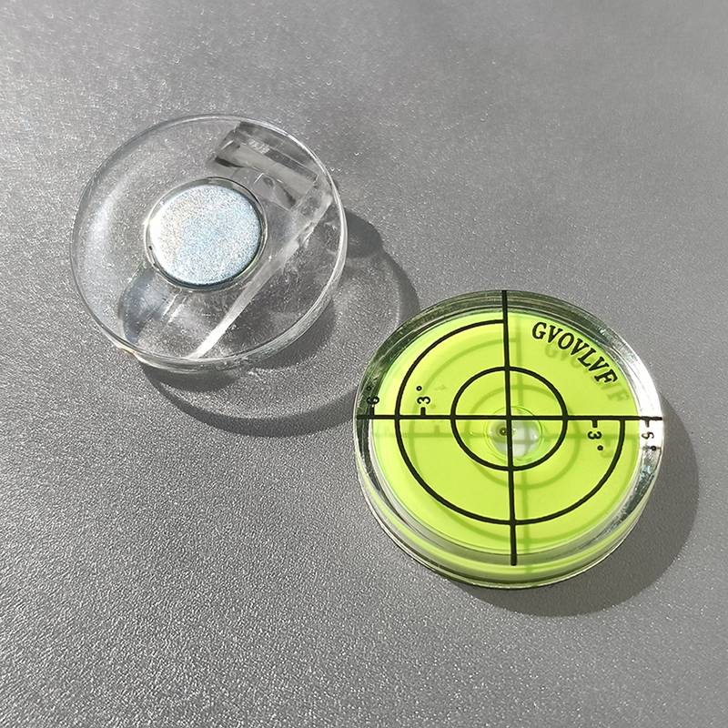 Golf ball standard level meter Mark hat clip does not rust and balances plastic bubble marker clip measured high slope