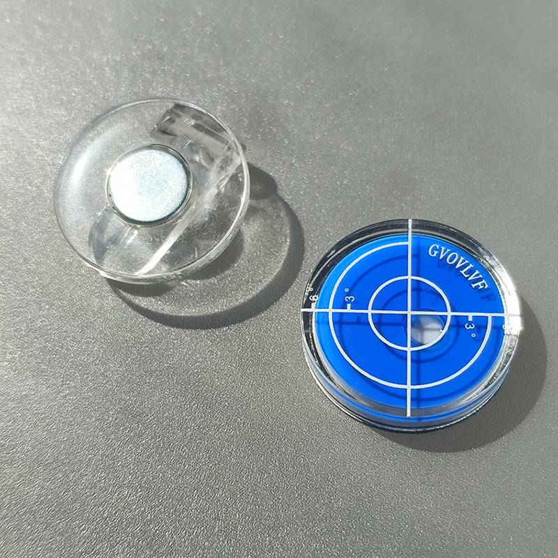 Golf ball standard level meter Mark hat clip does not rust and balances plastic bubble marker clip measured high slope