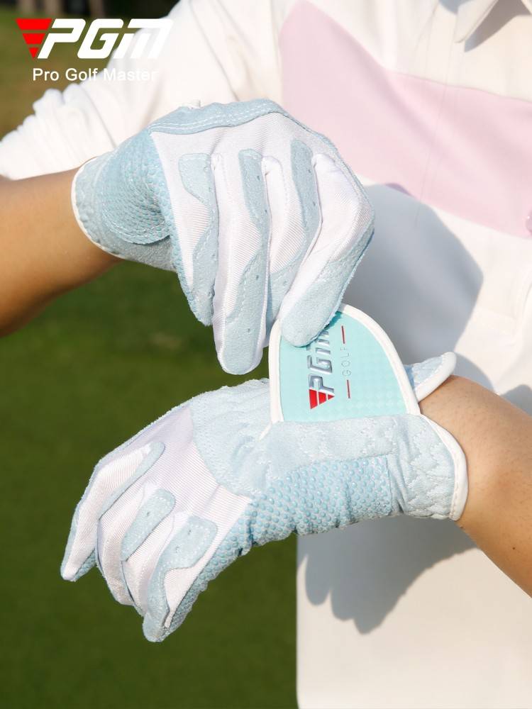 PGM golf gloves ladies non -slip sunscreen Korean version of summer new breathable light thin women's sports two -handed