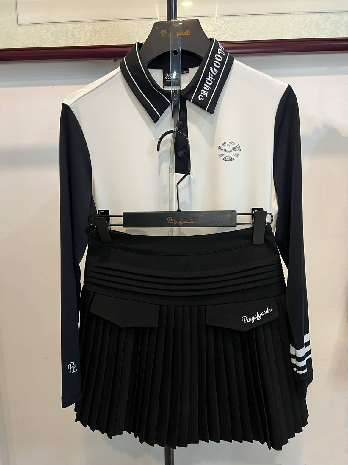 Golf clothing female spring and summer golf long -sleeved female Korean version is thin elastic golf suit female golf skirt