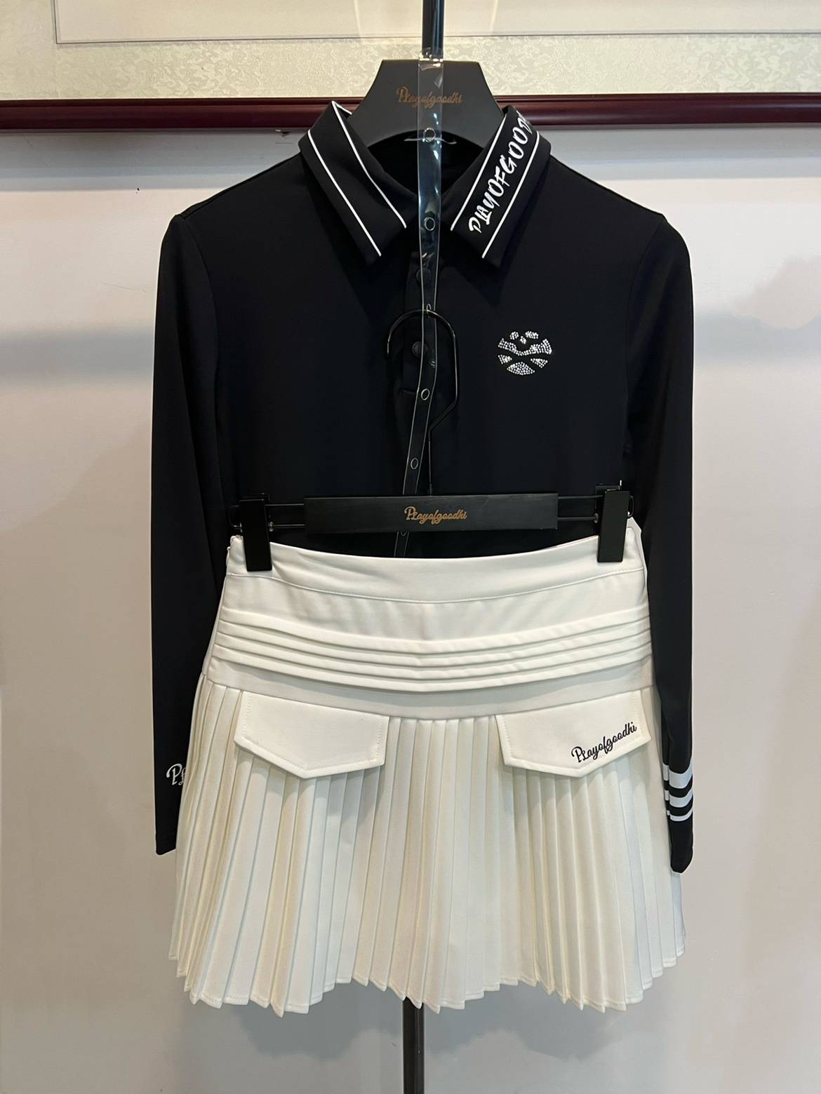 Golf clothing female spring and summer golf long -sleeved female Korean version is thin elastic golf suit female golf skirt