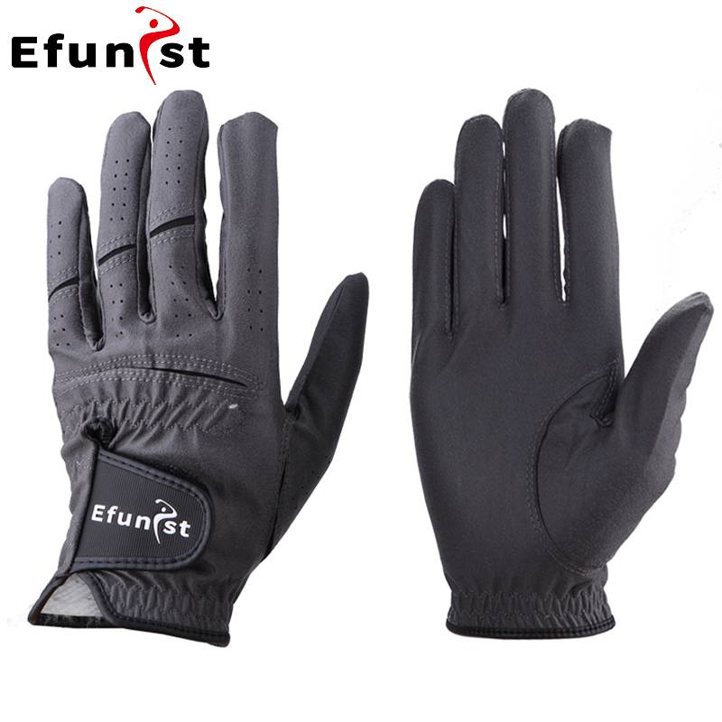 EFUNIST golf glove men's imported nano -super fiber cloth breathable non -slip can be washed and thin without deformation