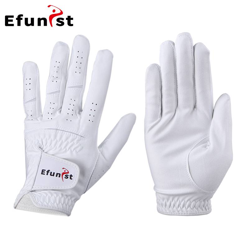 EFUNIST golf glove men's imported nano -super fiber cloth breathable non -slip can be washed and thin without deformation
