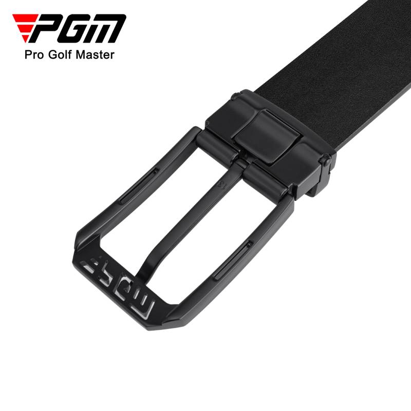 PGM golf belt men's gift box installed cowhide sports belt luxury alloy buckle head pants band