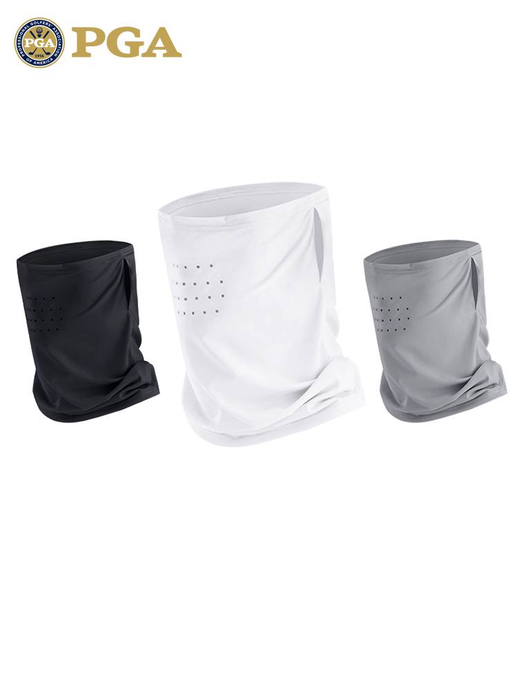 American PGA golf sunscreen mask men's outdoor shading sports cool ice silk elastic mask bleating bangs