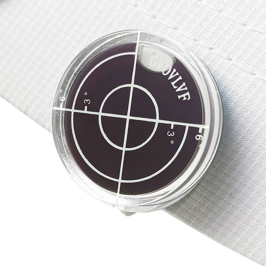 Golf round horizontal horizontal instrument hooding ball bid Mark Mark with horizontal meter function measurement high slope