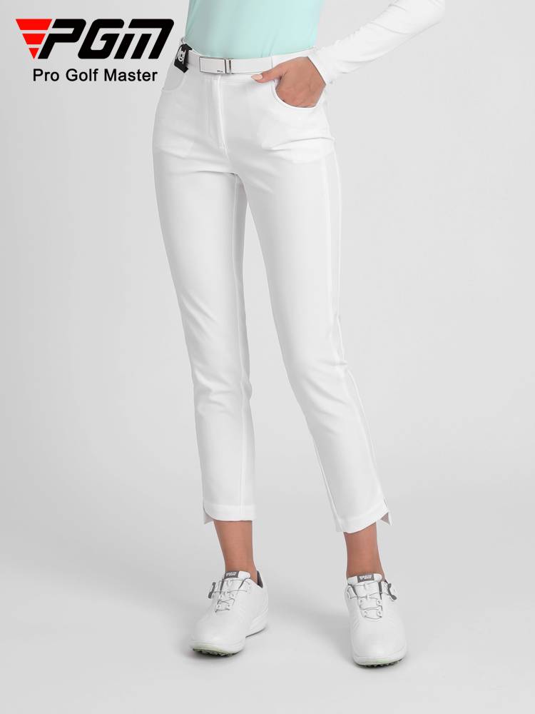 PGM golf pants, girls summer slimming thin women's new high bombolon pants clothing nine -point pants