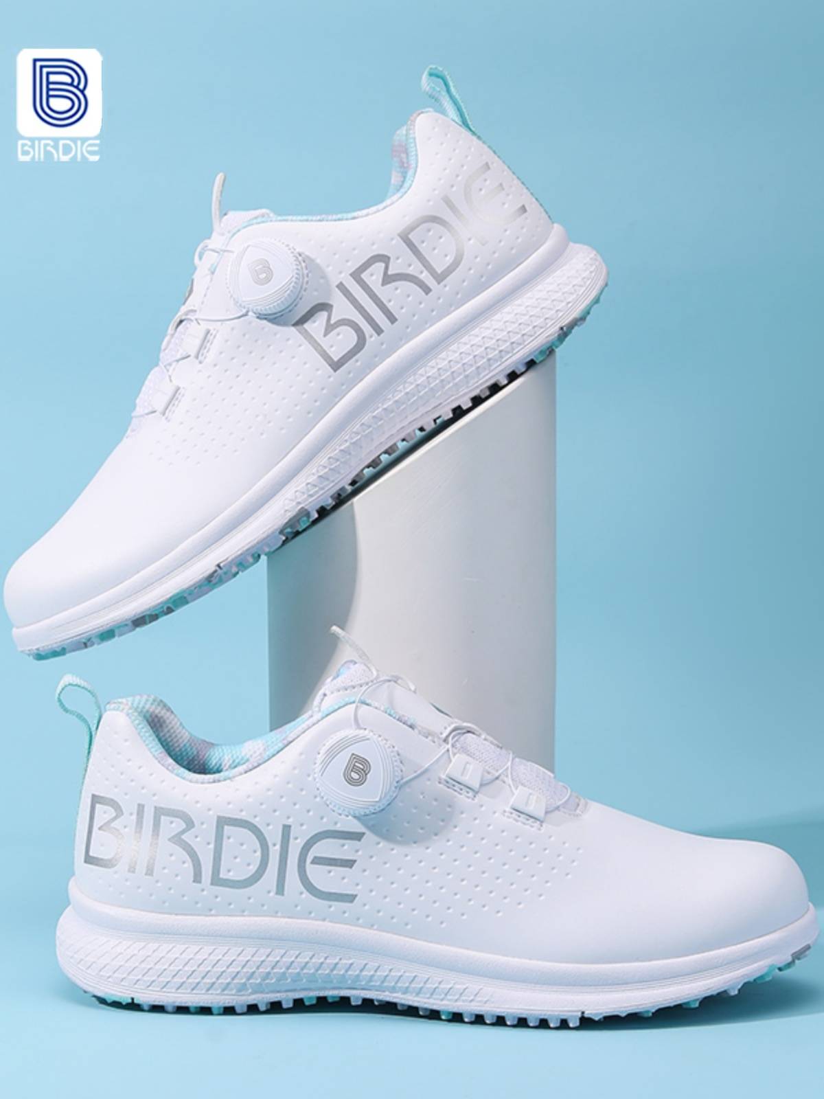 Birdie's brand of straight-off golf girls' shoes clean up and sweat-proof