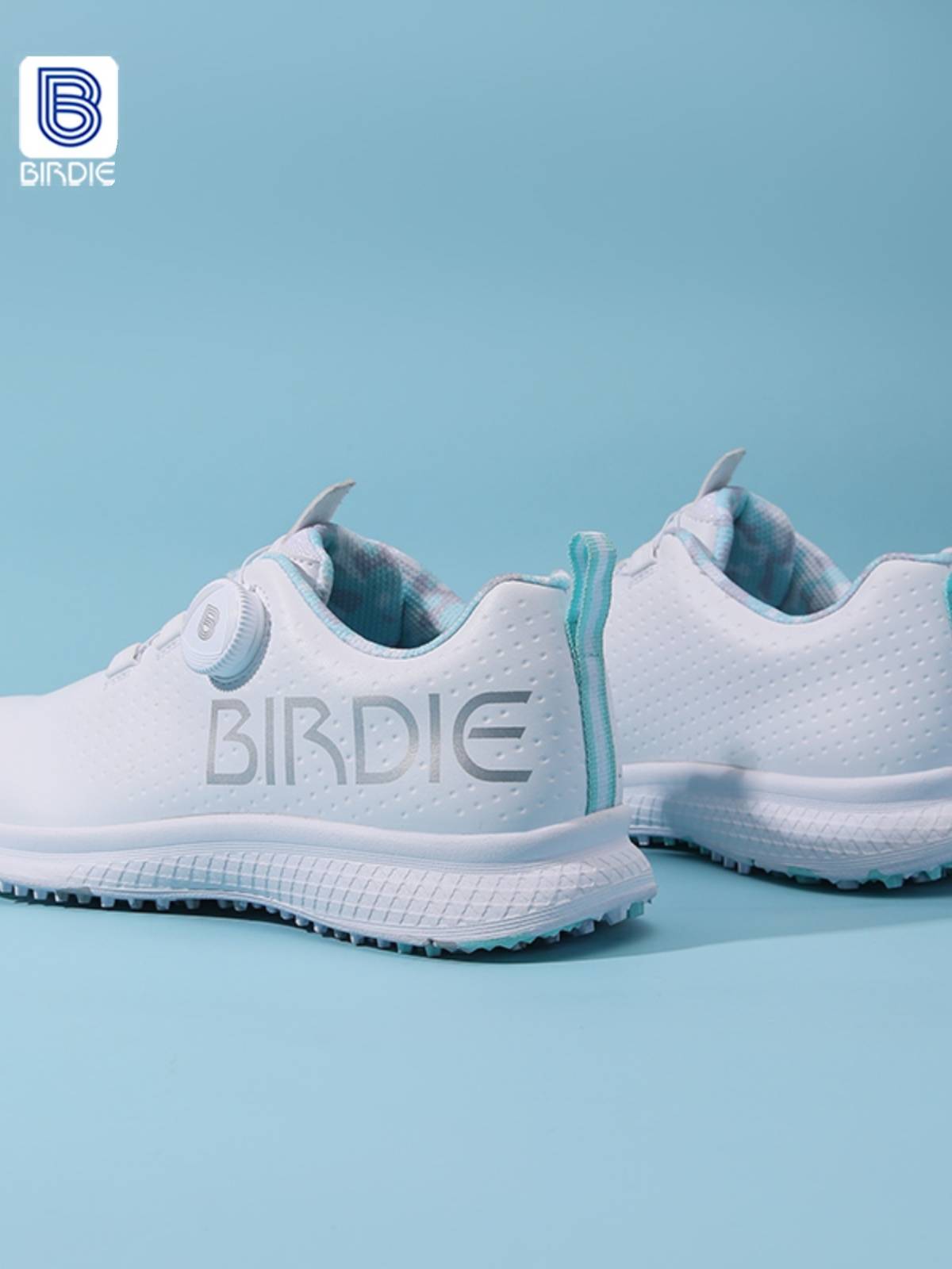 Birdie's brand of straight-off golf girls' shoes clean up and sweat-proof