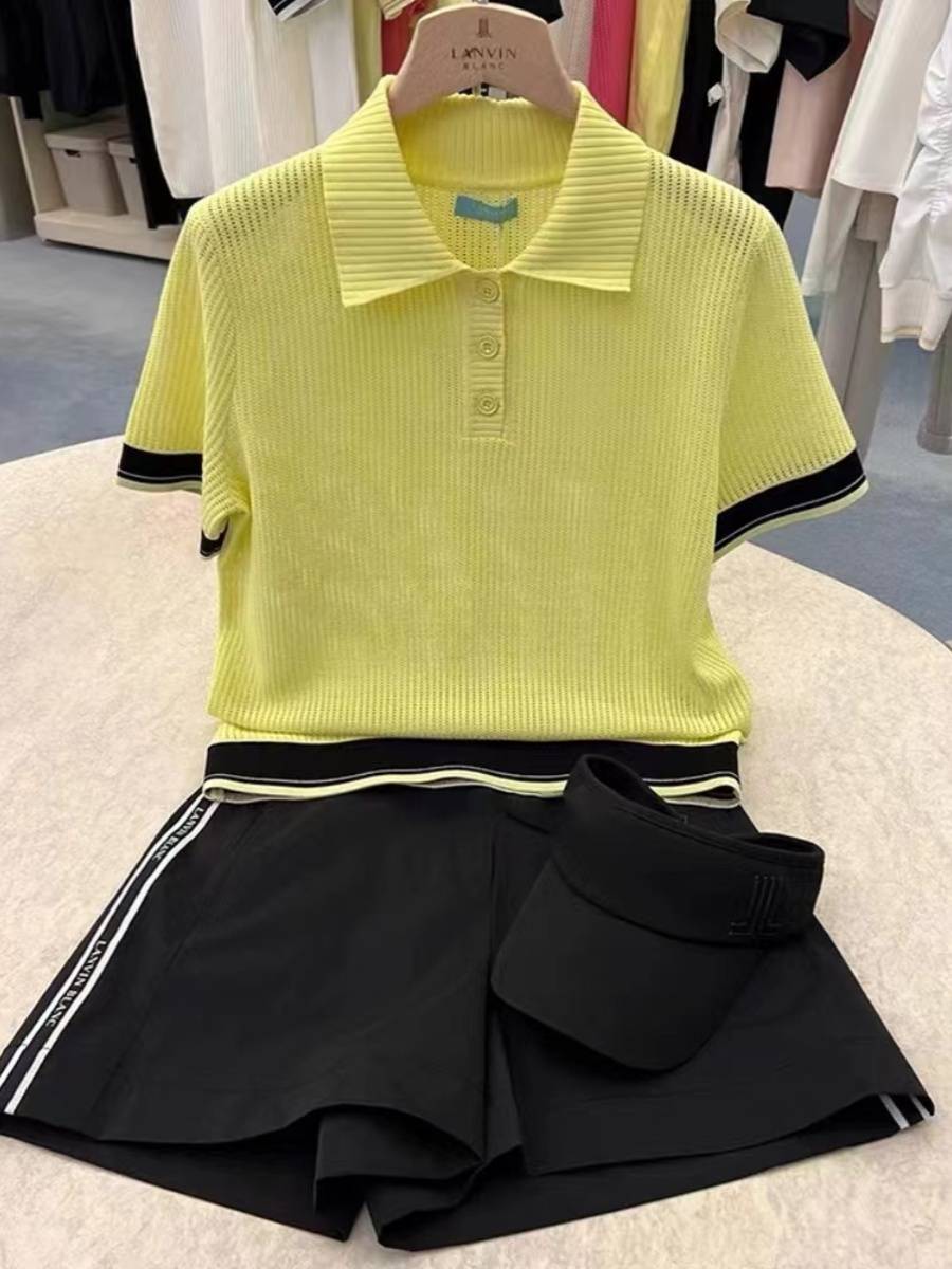 GOLF WOMEN'S NEW SUMMER KNITTING SHIRTS T-SHIRTS FLIPPING OUT OF THEIR AIR SHIRTS