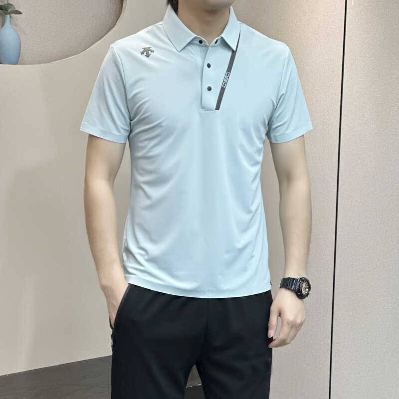 DESCENTTE DISANT MEN SUMMER SPORTS AND LEISURE T-SHIRT COMMERCIAL POLO OUTDOOR DRY SHORT SLEEVES