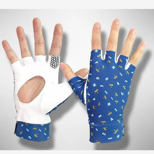 New Golf Men Lady Maste Half Forest Gloves UV Anti -Golf Gloves Summer Golf Finger Gloves