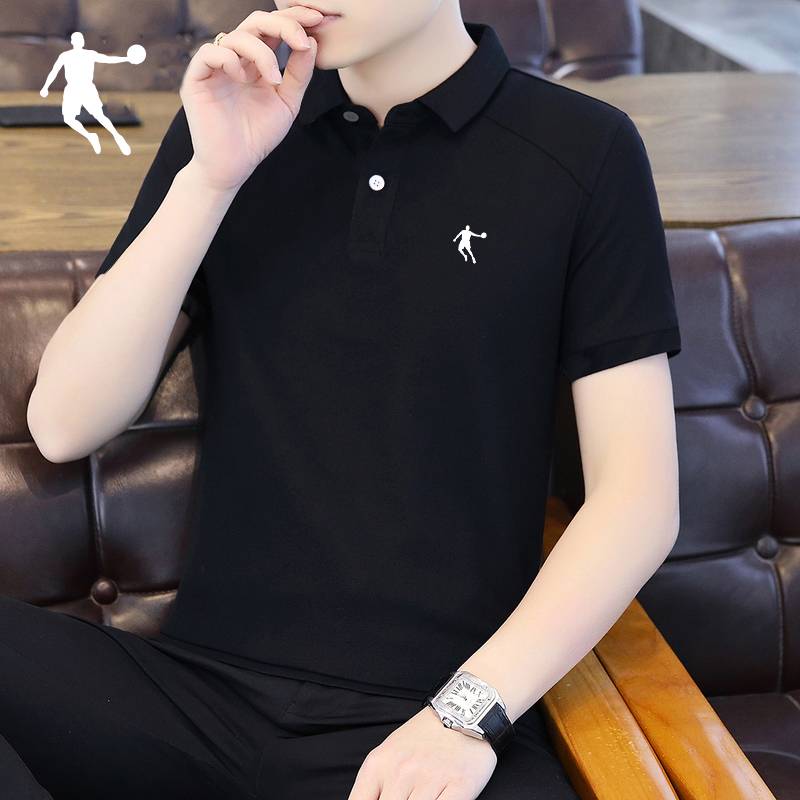 China Jordan Short -sleeved T -shirt Female 2024 Loose official flagship store lapel breathable mothers golf shirt