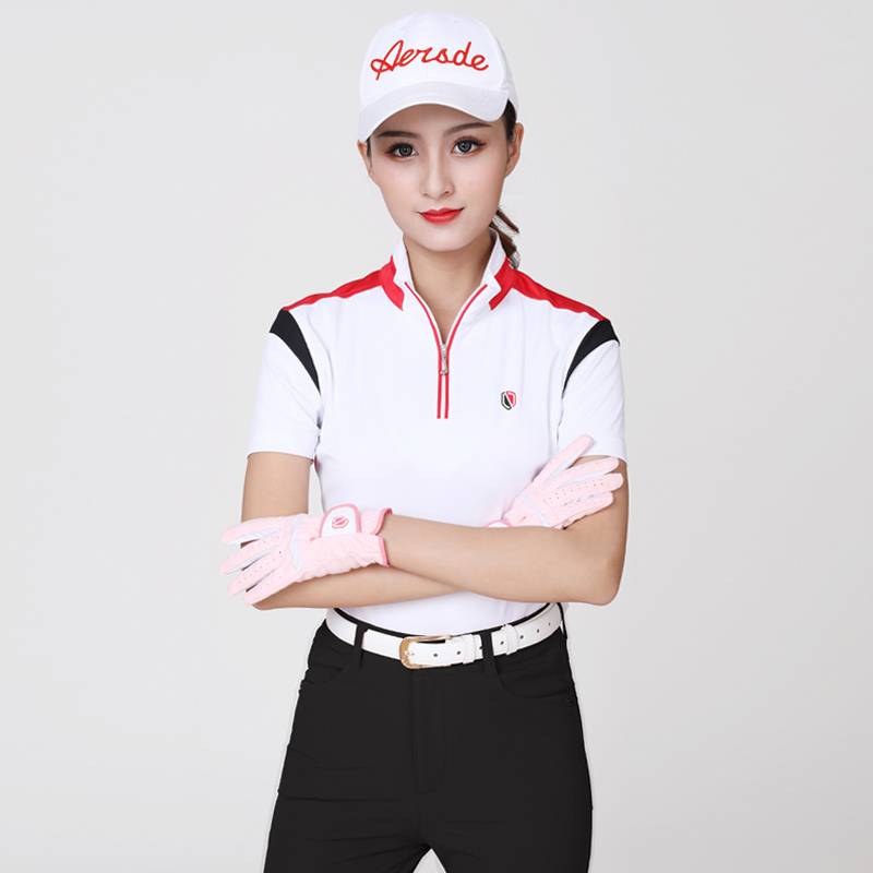 GOLF T-SHIRT SHORT-SLEEVED KOREAN LONG-SLEEVE GOLF-SLEEVED GOLF-SLEEVED LADIES DRY THEIR SUMMER CLOTHES