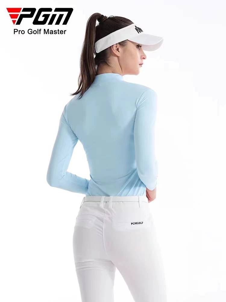 One piece of PGM is also free!Golf sunscreen ladies ice silk clothes summer women's super cold