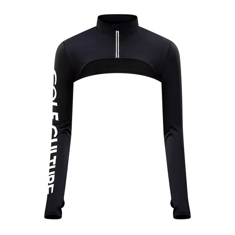 Golf staccus sleeve sleeve women's ice silk sports sunscreen clothes cooling shoulder and shoulder -to -body sleeve outdoor riding ice sleeve