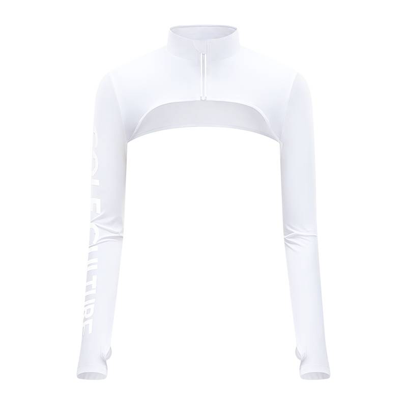 Golf staccus sleeve sleeve women's ice silk sports sunscreen clothes cooling shoulder and shoulder -to -body sleeve outdoor riding ice sleeve