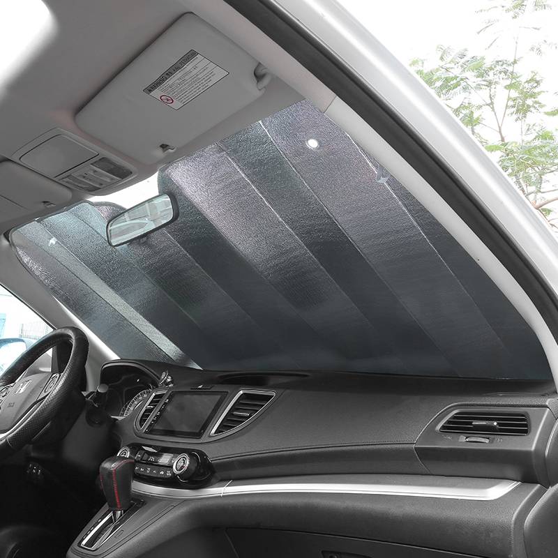Car sunscreen, heat insulation, sunbathing car sun insulation cloth front windshield shelter shelter cloth laser solar gear