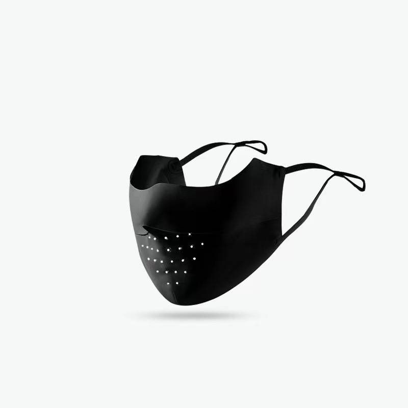 Black without a scar mask