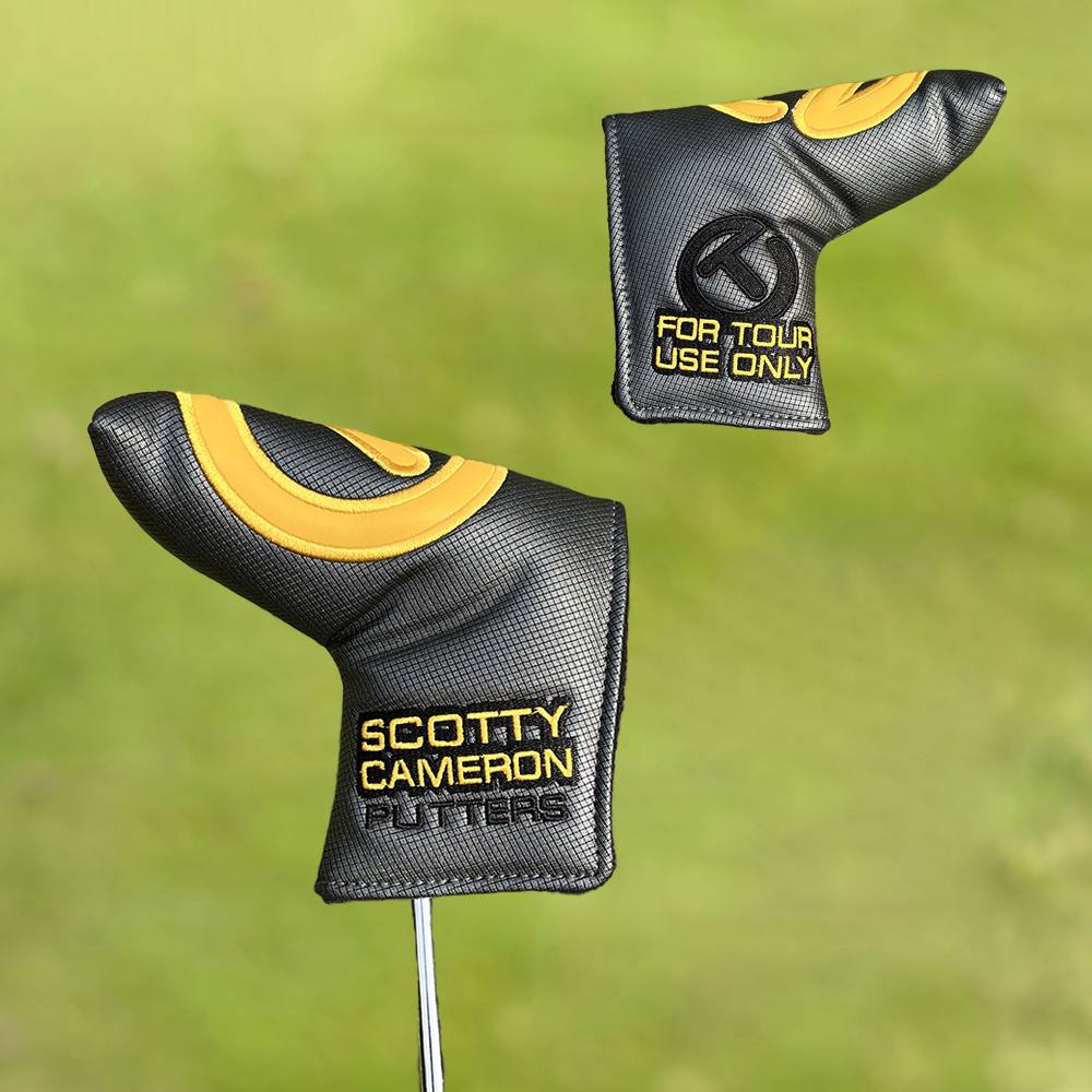 Black and yellow circle T straight strip push rod sleeve