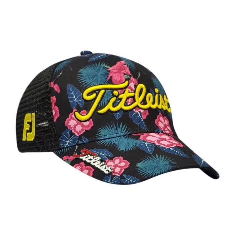 Golf hat outdoor shading comfort, breathable, waterproof, sweat -resistant, sweat -absorbing peaked, men and women universal versatile with top