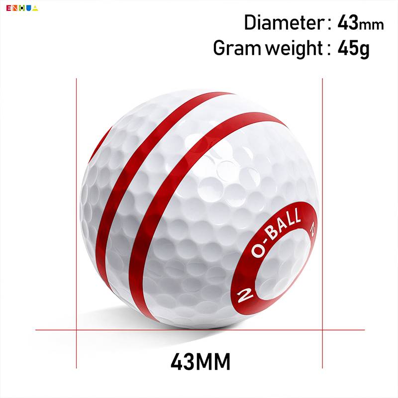 New golf ball ball ball ball ball golf push ball ball net red three -layer ball red line ball Golf Ball