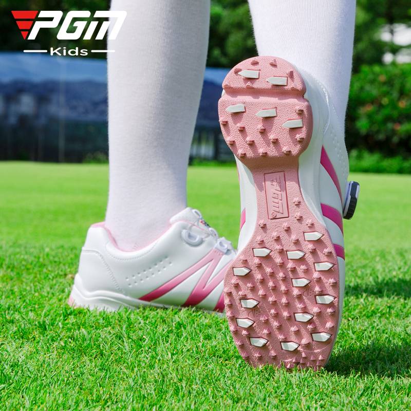 PGM children's golf shoes boys and girls breathable shoes youth summer anti -side skate nail sneakers