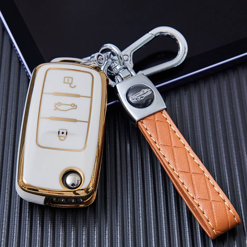 Applicable to Volkswagen POLO Langyou Lingdu Sagitar Golf Pokémon Tiger Tiger Tiger Terminal Beetle Car Key sleeve buckle